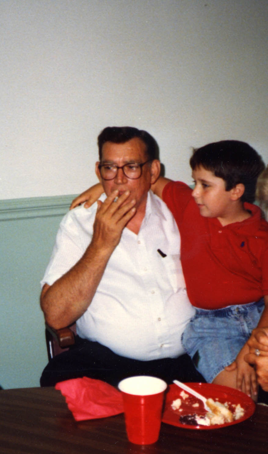 James and grandson James (Tadpole)